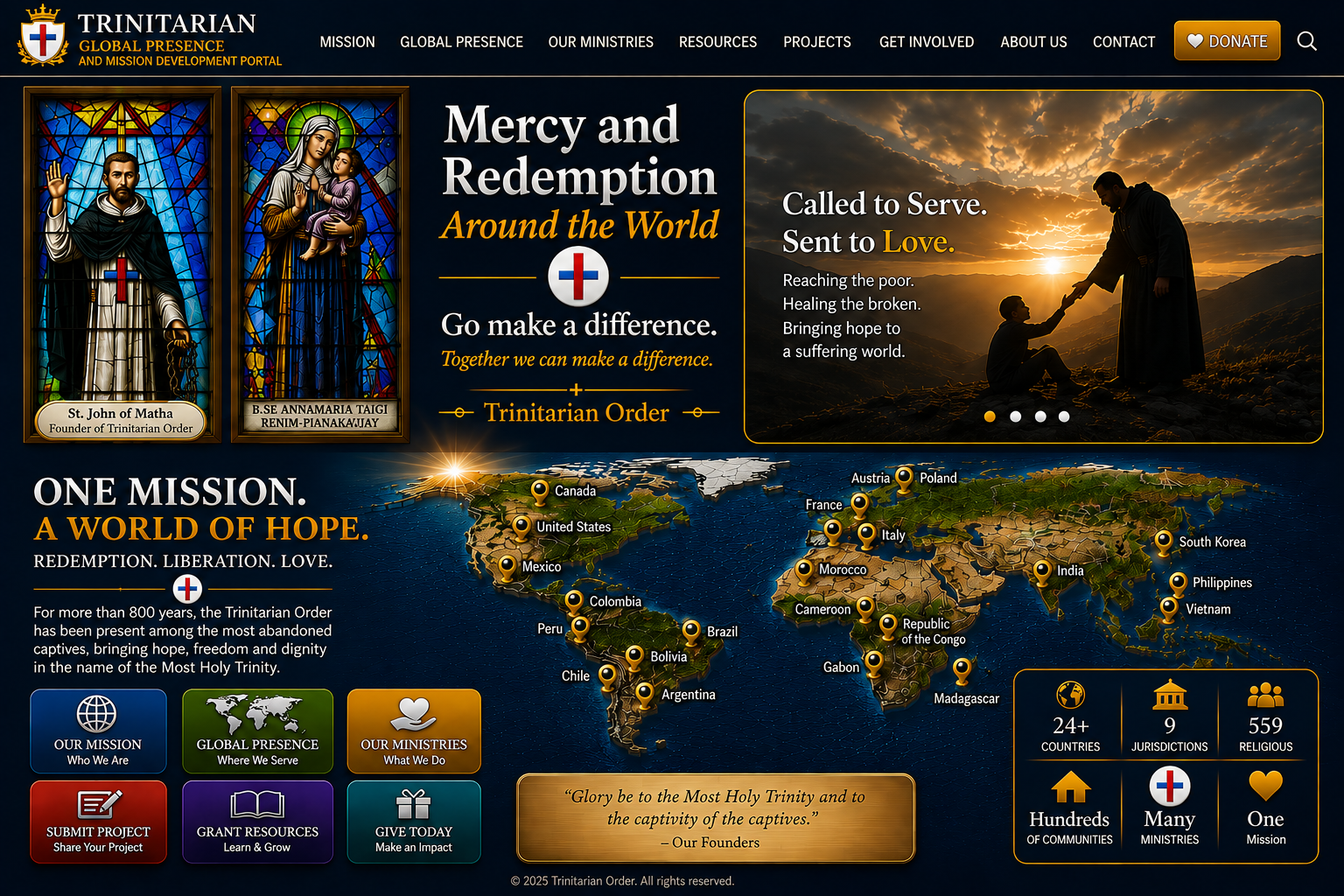 Trinitarian Global Presence and Mission Development Portal